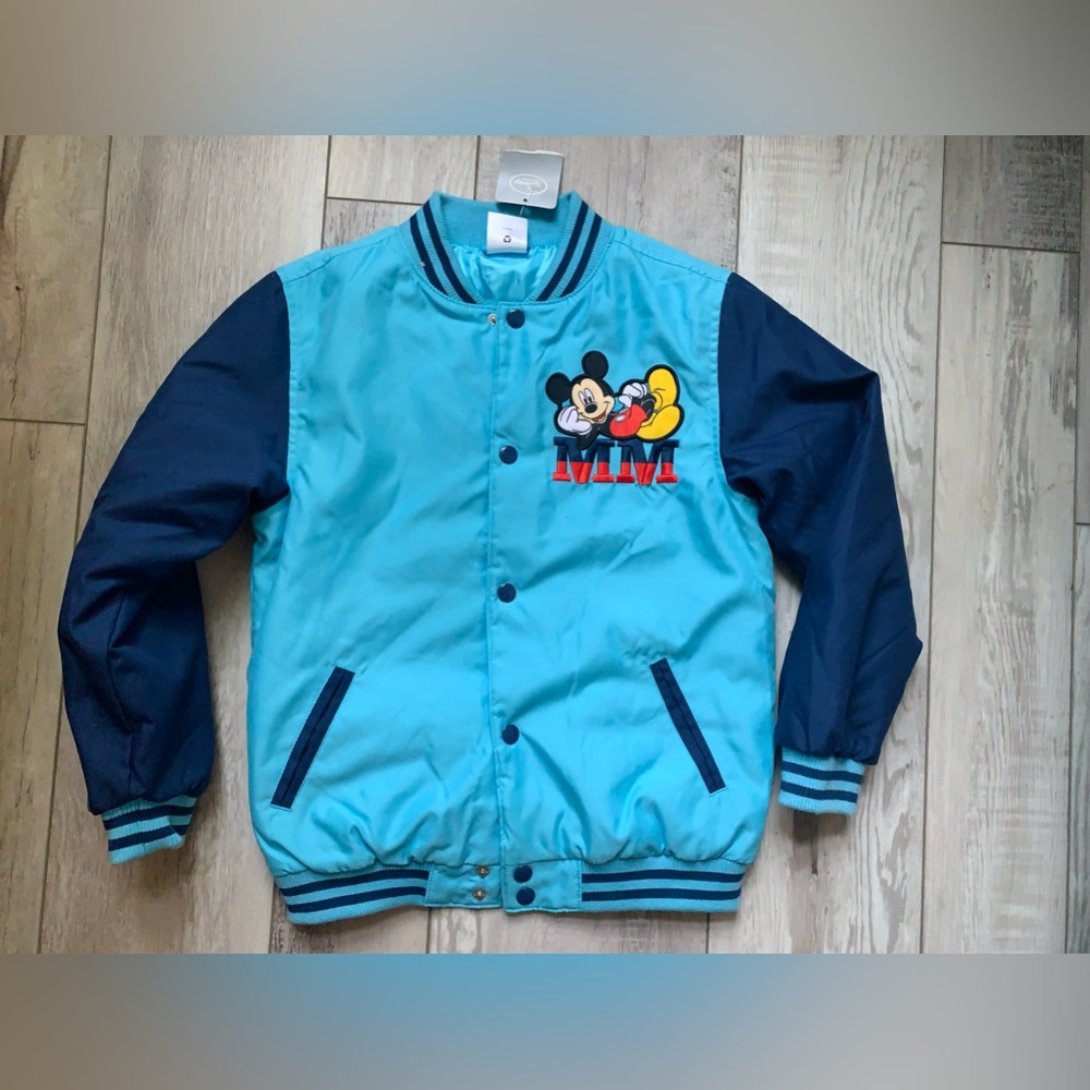 NWT KIDS DISNEY (MICKY MOUSE) Jacket! Boys sz 7/8 NICE AND CUTE